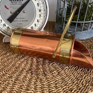 Vintage copper Matchstick farmhouse primitive holder